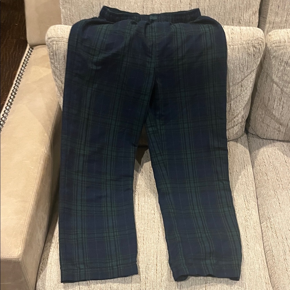 Vineyard Vines Boys  Plaid Pants - Black and Green size XL
